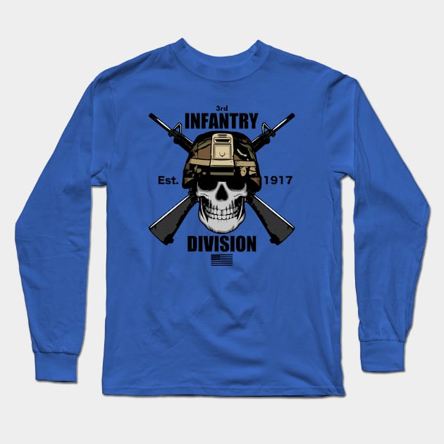 3rd Infantry Division Long Sleeve T-Shirt by TCP